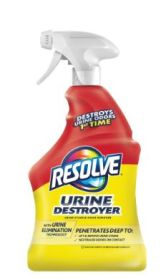 Resolve Urine Destroyer Pet Urine Stain and Odor Remover Spray, 32oz