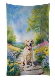 Labrador Retriever Spring Path Kitchen Towel Dish Cloths Guest Hand Towel Decorative Bathroom Towel for Face,Tea, Dishcloth, Kitchen and Bath (Default: Default)